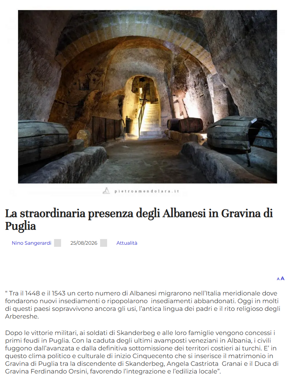 la straordinaria presenza degli albanesi in gravina di puglia - bar_ - [bariseranews.it]